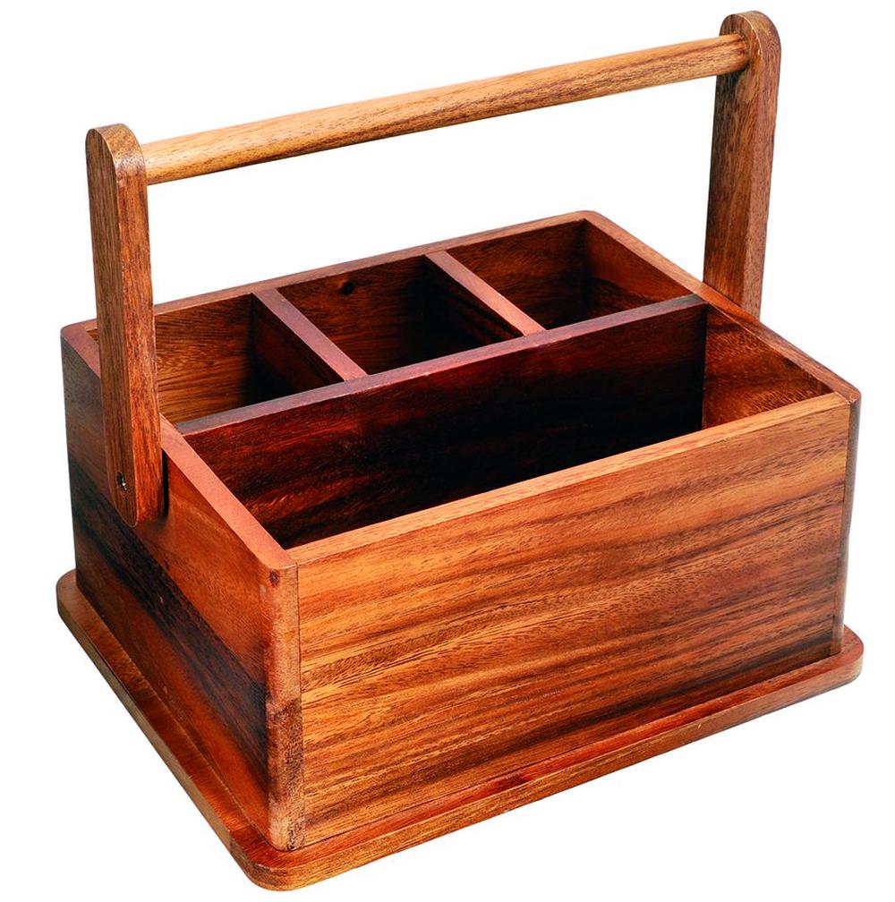 Davis & Waddell Acacia Wood BBQ Caddy Buy online at The Nile