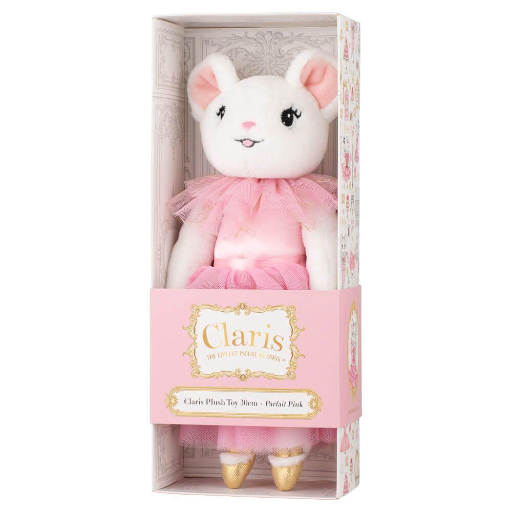 Claris The Chicest Mouse in Paris Claris Plush (Parfait Pink) - Large, 9319057021014