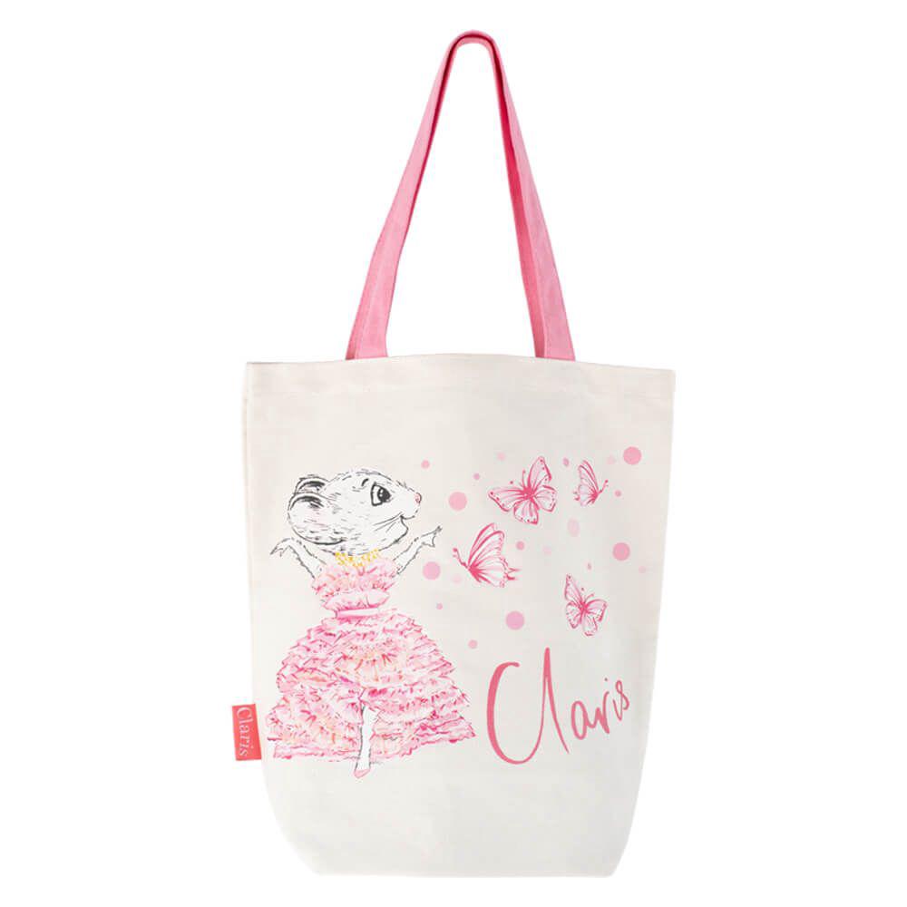 Claris The Chicest Mouse in Paris Claris Canvas Book Bag, 9319057021335