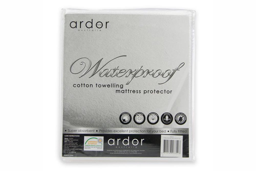 Ardor Towelling Waterproof Mattress Protector Queen Buy online at