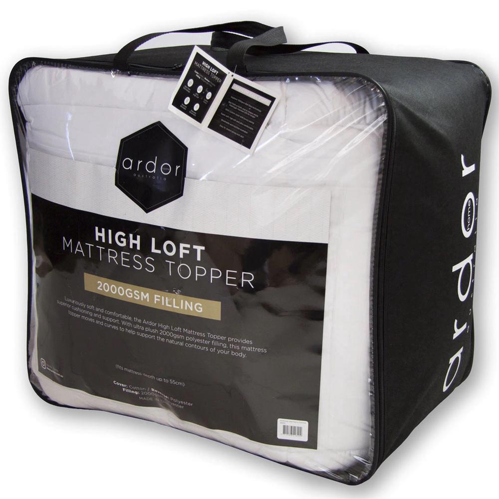 Ardor 2000gsm Standard Microfibre Mattress Topper King Buy online