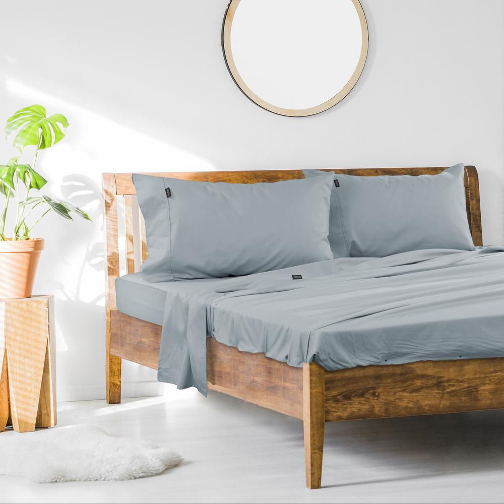 Ardor 1000TC Cotton Rich Sheet Set (Blue) - King Single, 9319288590440