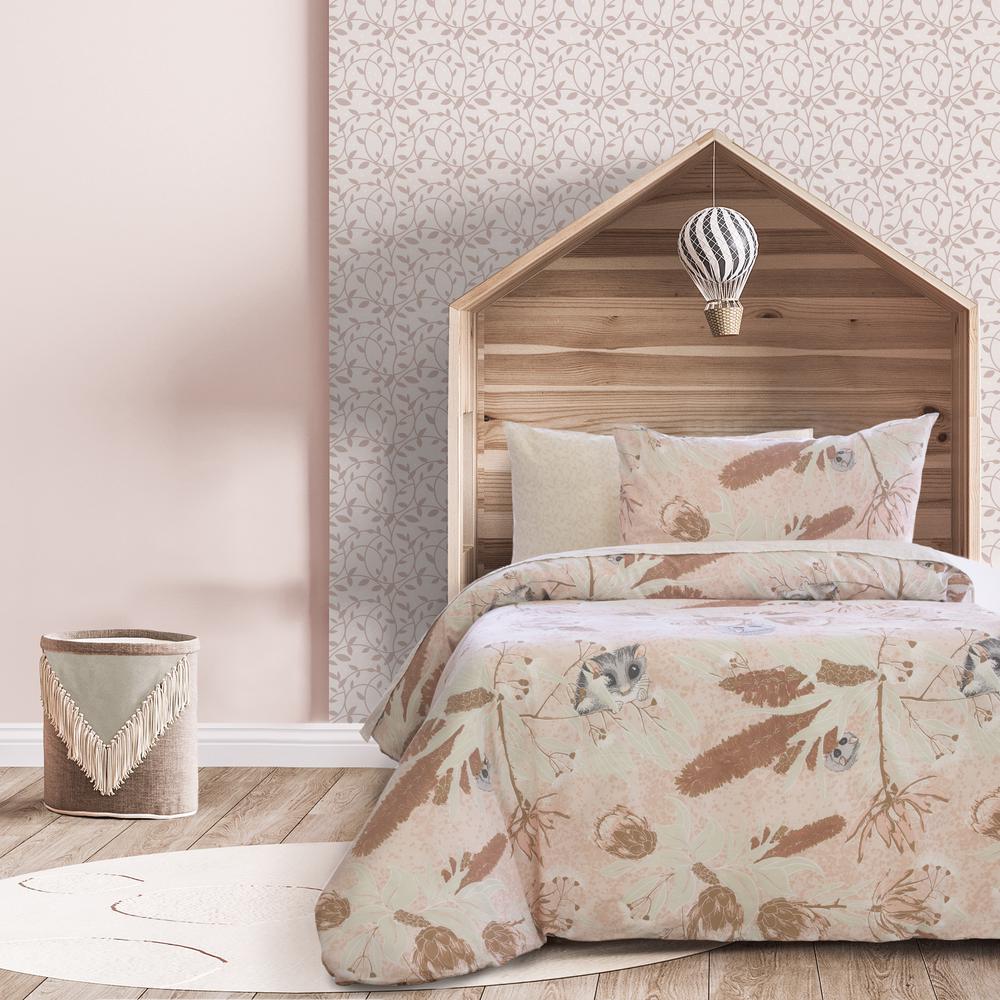 Jelly Bean Kids Bush Baby Quilt Cover Set (Pink) Double Buy online