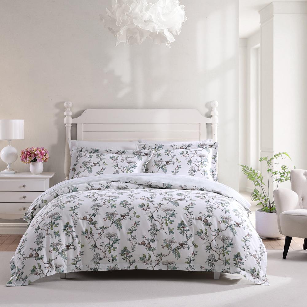 Laura Ashley Elderwood Quilt Cover Set (Natural) - Queen | Buy online ...