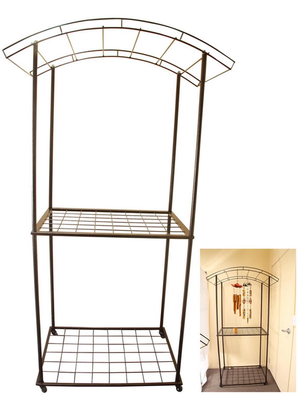 Rolling Hills Homewares Wind Chime Display Stand, Holds 72+ Chimes