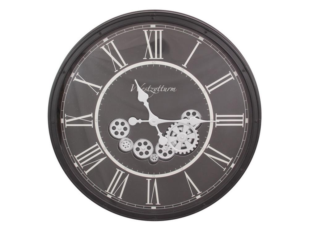 Rolling Hills Homewares Clock with Moving Cogs 73cm Buy online at