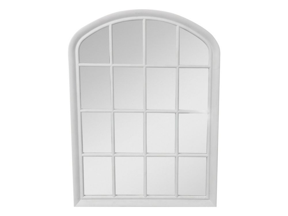 Window Small Box Mirror Rolling Hills Homewares Window Box Arched Mirror (White) - 77x55cm ...