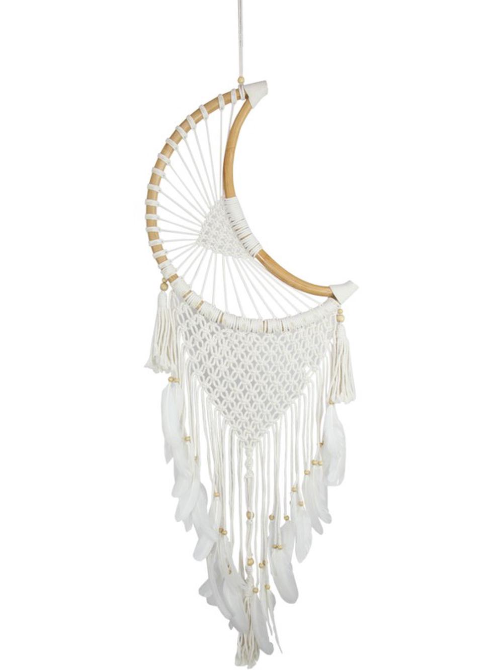 Moon with Macrame Hanger, 9319844645737