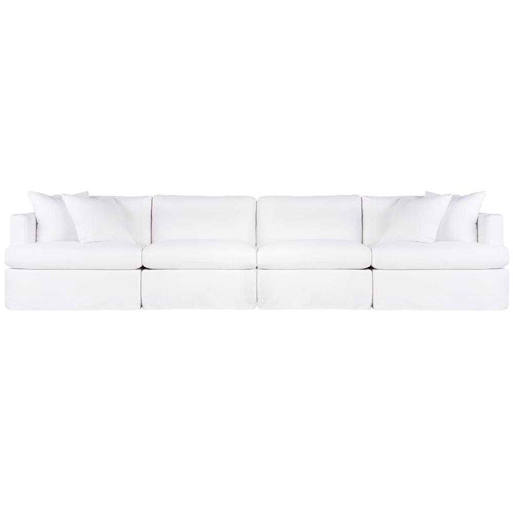 Cafe Lighting & Living Birkshire Slip Cover Modular Sofa, Option 4 (White) - 100cm x 96cm x 85cm by Cafe Lighting & Living - ISBN: 9320294069219