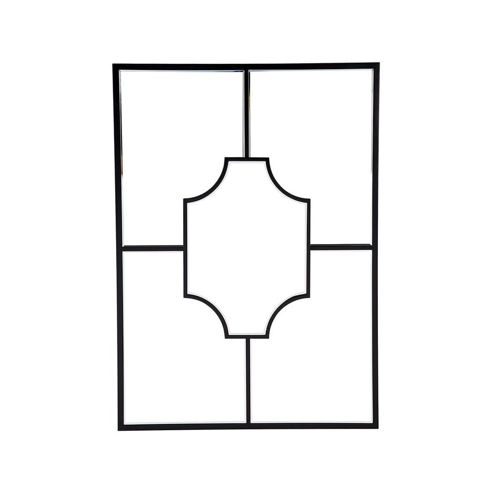 Cafe Lighting & Living Boyd Wall Mirror (Black) - 71cm x 2cm x 99cm by Cafe Lighting & Living - ISBN: 9320294086230