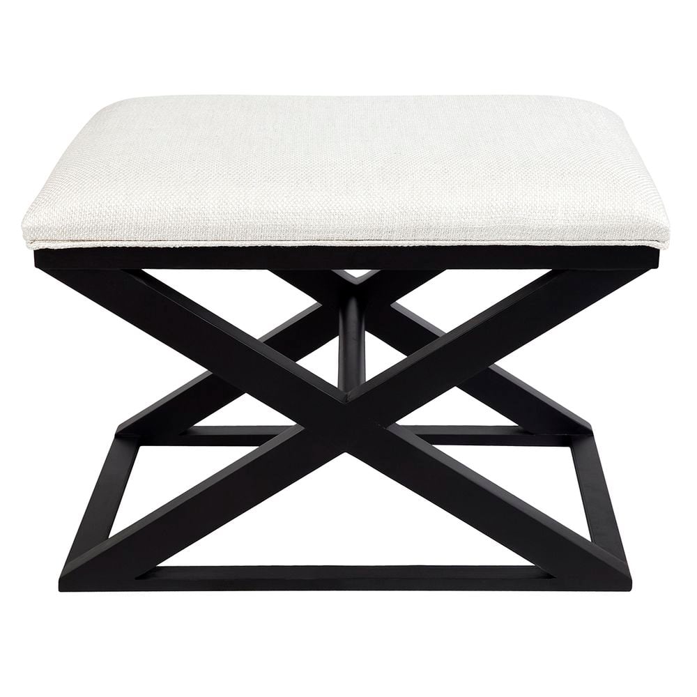 Cafe Lighting & Living Spencer Black Timber Stool (Natural) - 60cm x 40cm x 45cm by Cafe Lighting & Living - ISBN: 9320294096505