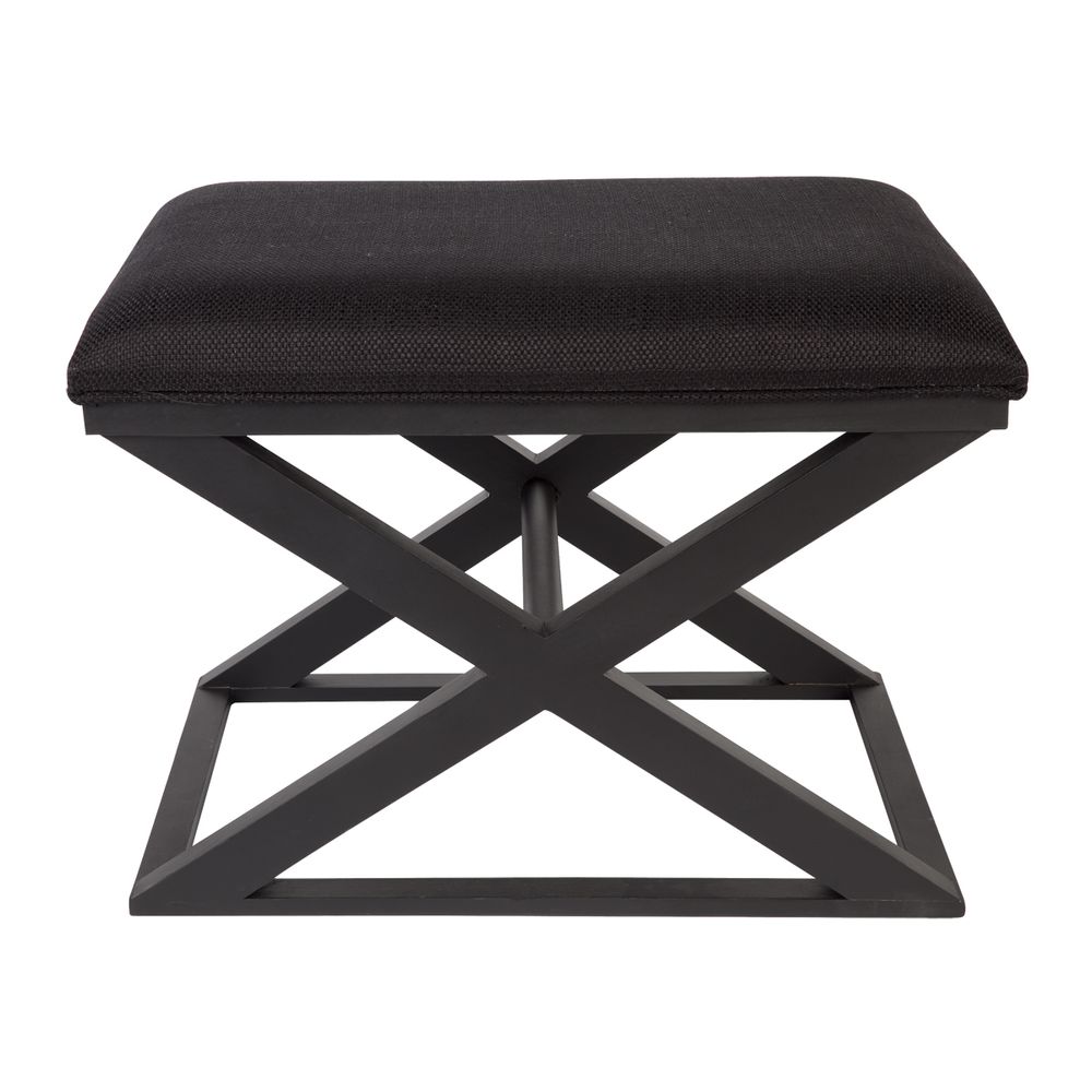 Cafe Lighting & Living Spencer Black Timber Stool (Black) - 60cm x 40cm x 45cm by Cafe Lighting & Living - ISBN: 9320294116272