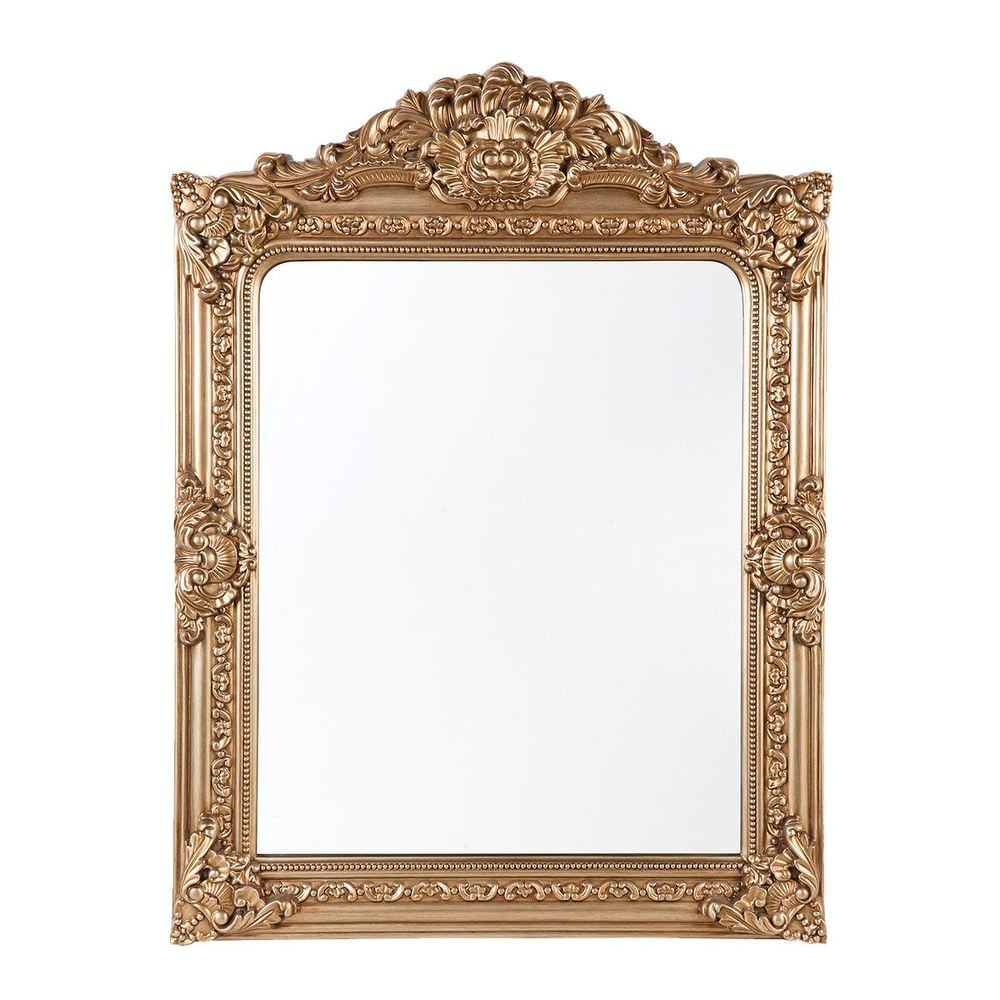 Cafe Lighting & Living Elizabeth Wall Mirror (Antique Gold) - 90cm x 5cm x 120cm by Cafe Lighting & Living - ISBN: 9320294116388
