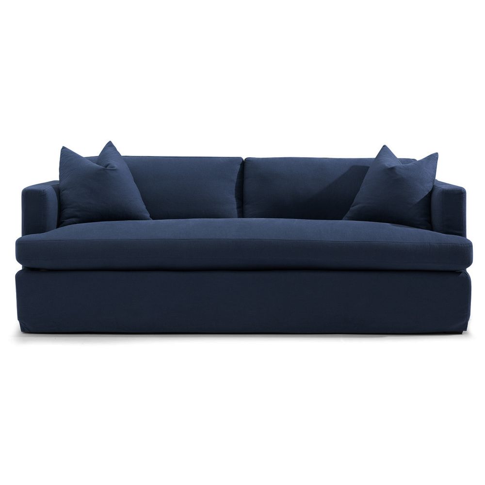 Cafe Lighting & Living Birkshire 3 Seater Slip Cover Sofa (Navy) - 220cm x 96cm x 90cm by Cafe Lighting & Living - ISBN: 9320294116821
