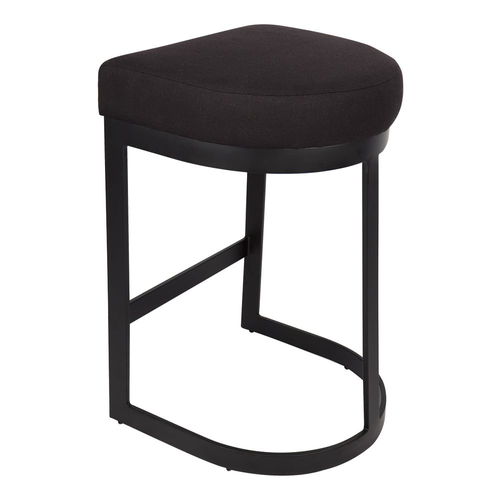 Cafe Lighting & Living Brooke Kitchen Stool (Black) - 43cm x 38cm x 65cm by Cafe Lighting & Living - ISBN: 9320294119396