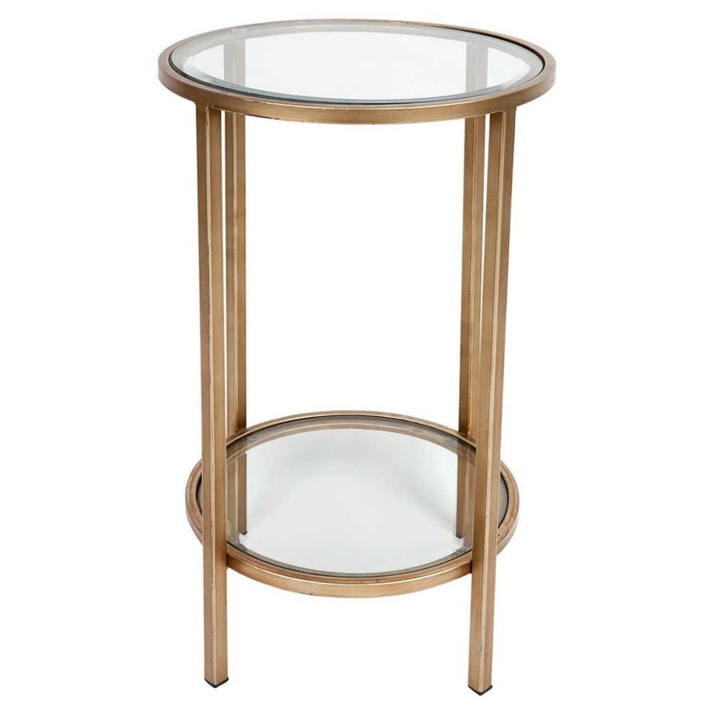 Cafe Lighting & Living Cocktail Glass Petite Side Table (Antique Gold) - 35cm x 60cm by Cafe Lighting & Living - ISBN: 9320294121627