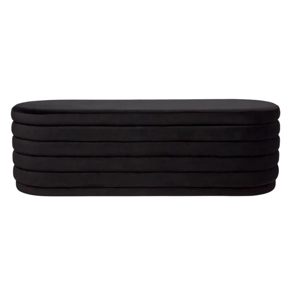 Cafe Lighting & Living Demi Storage Bench Ottoman (Black Velvet) by Cafe Lighting & Living - ISBN: 9320294126776