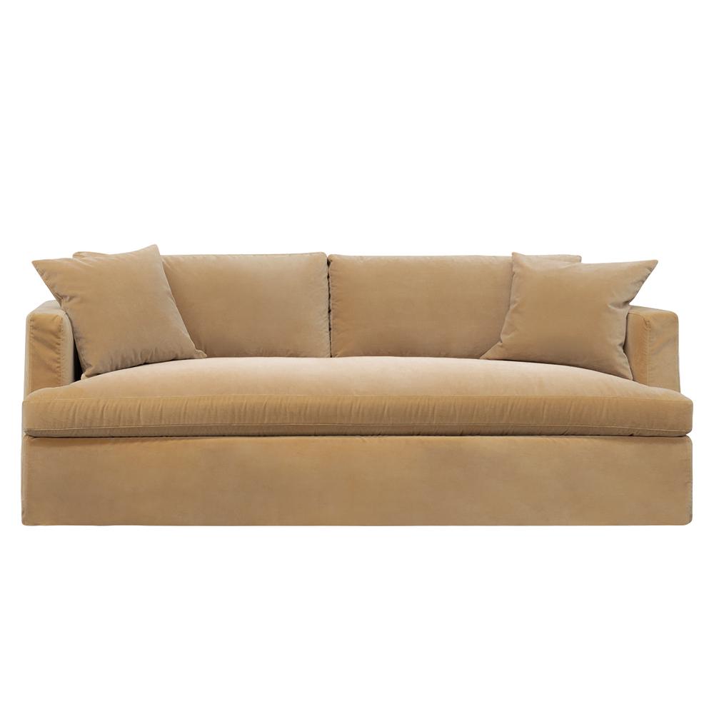 Cafe Lighting & Living Birkshire 3 Seater Slip Cover Sofa (Ochre Velvet) by Cafe Lighting & Living - ISBN: 9320294131923