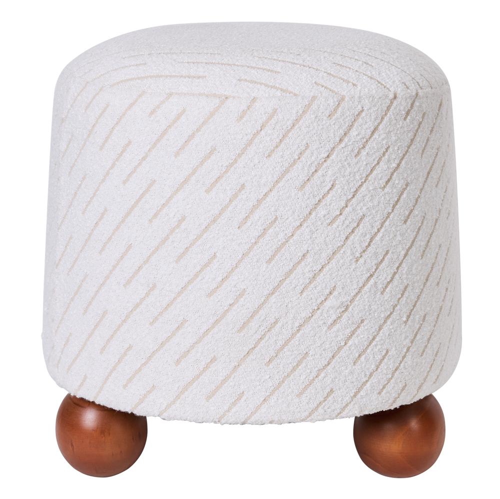 Cafe Lighting & Living Orta Stool (White Jacquard) by Cafe Lighting & Living - ISBN: 9320294135075