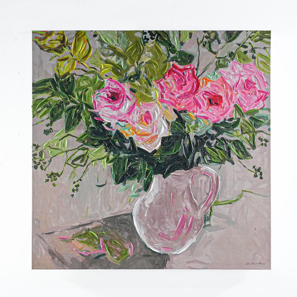 Cafe Lighting & Living Pink Florals Enhanced Canvas Print by Cafe Lighting & Living - ISBN: 9320294135389