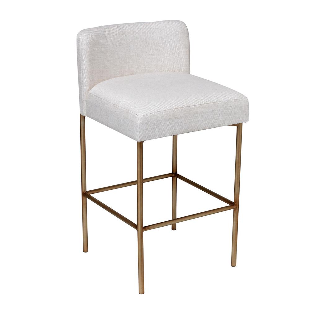 Cafe Lighting & Living Leon Kitchen Stool (Natural Linen) by Cafe Lighting & Living - ISBN: 9320294136065