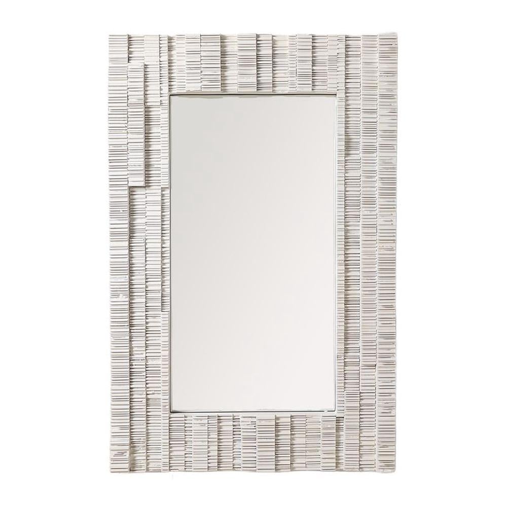 Cafe Lighting & Living Dunbar Wall Mirror, Rectangle (White) by Cafe Lighting & Living - ISBN: 9320294136744