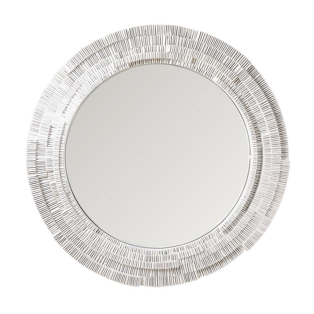 Cafe Lighting & Living Dunbar Wall Mirror, Round (White) by Cafe Lighting & Living - ISBN: 9320294136768