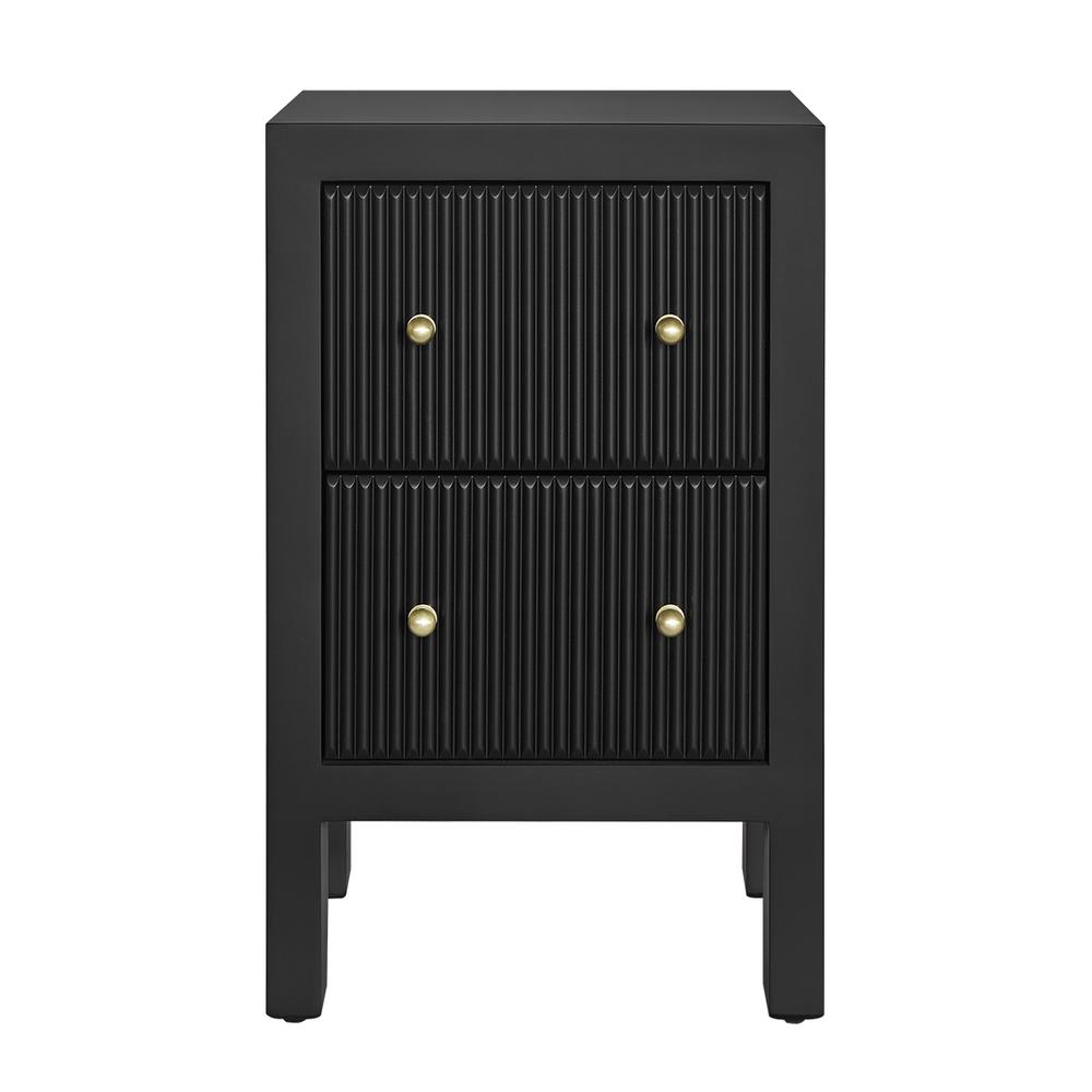 Cafe Lighting & Living Ariana Bedside Table (Black) - Petite by Cafe Lighting & Living - ISBN: 9320294136812