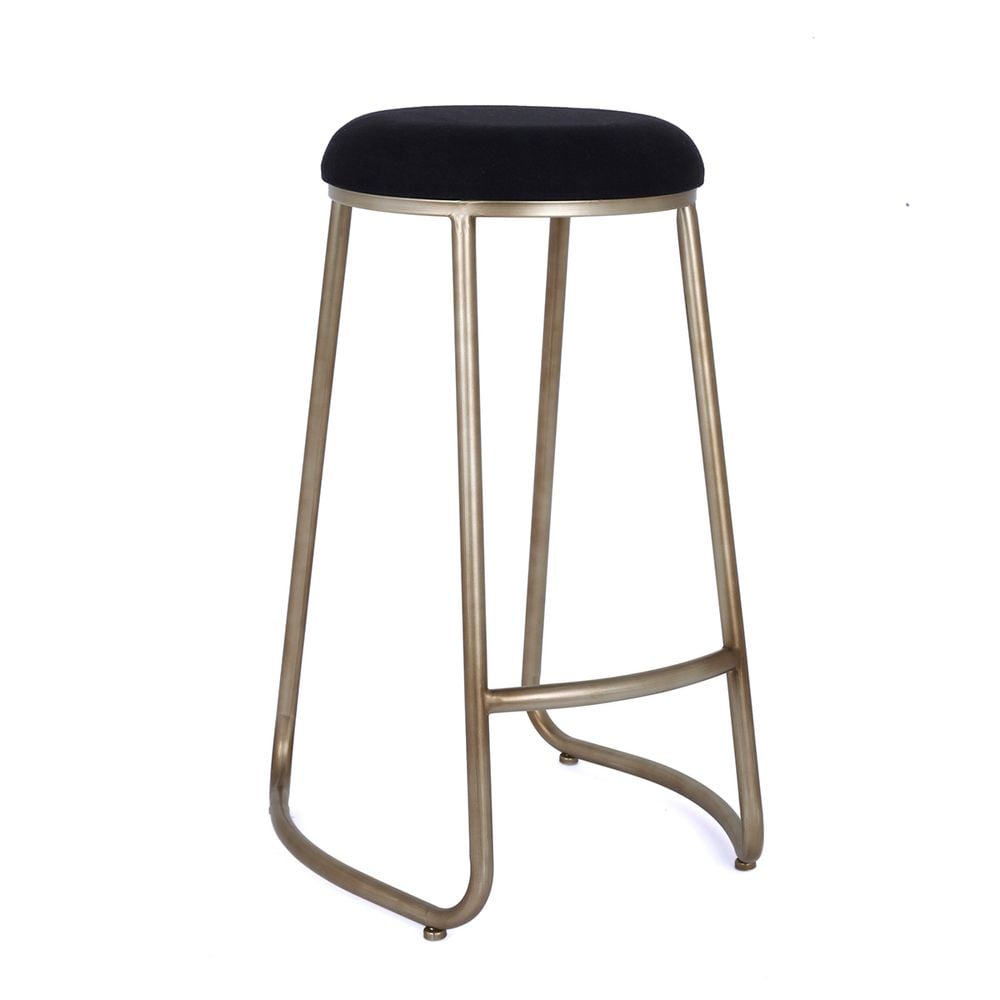 Cafe Lighting & Living Annie Bar Stool (Black Linen) by Cafe Lighting & Living - ISBN: 9320294137161
