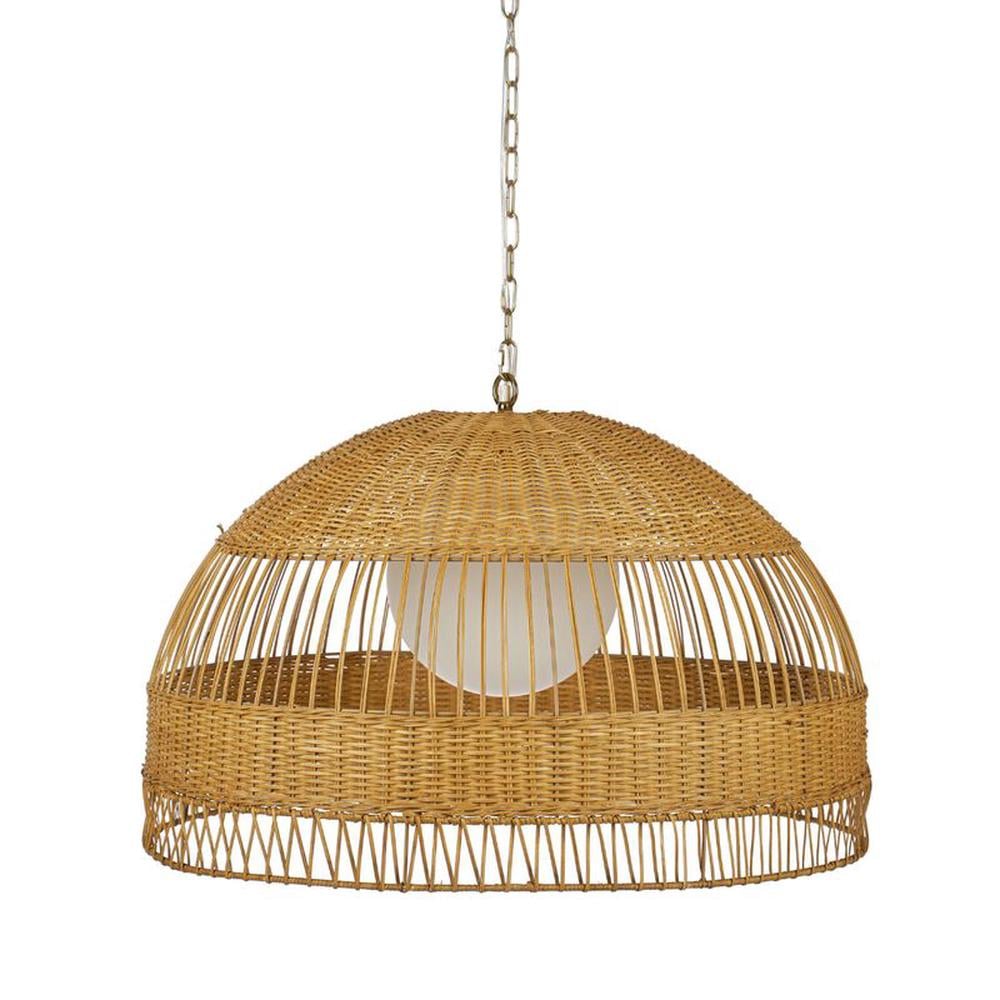 Cafe Lighting & Living Fortaleza Rattan Pendant (Natural) - Large by Cafe Lighting & Living - ISBN: 9320294137901