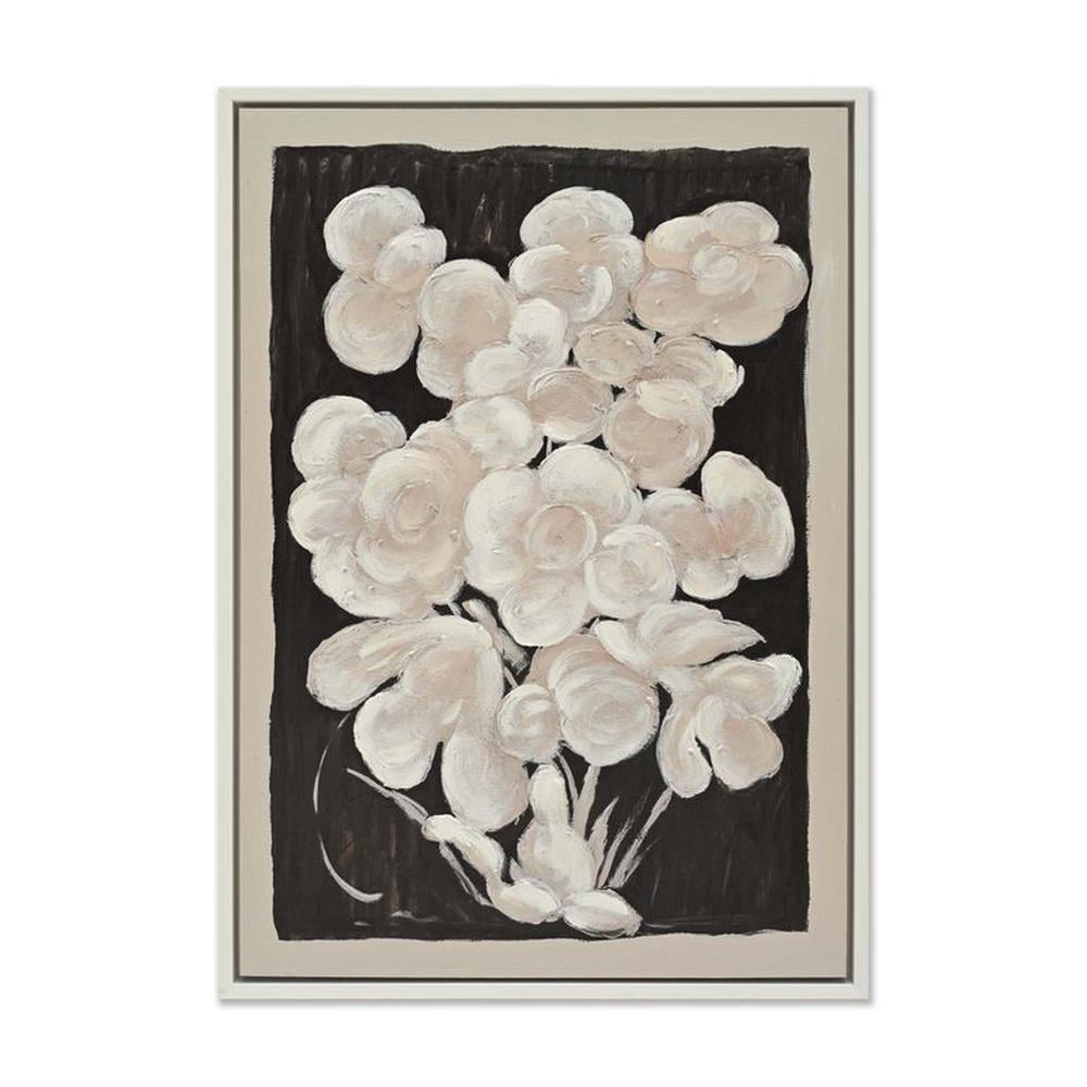 Cafe Lighting & Living Textured Bouquet Enhanced Canvas Print (Black/White) by Cafe Lighting & Living - ISBN: 9320294138007