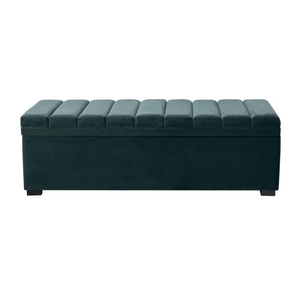 Cafe Lighting & Living Soho Storage Bench Ottoman (Teal Velvet) by Cafe Lighting & Living - ISBN: 9320294138052