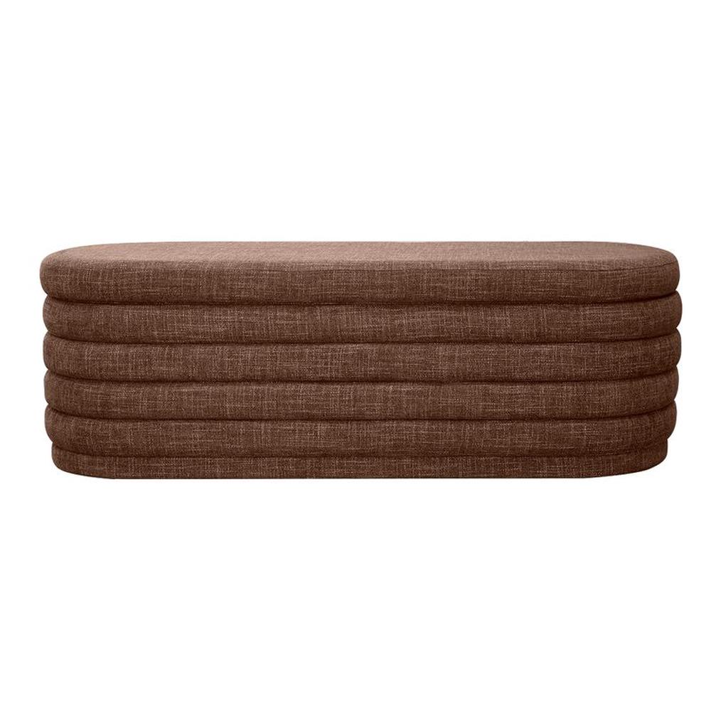 Cafe Lighting & Living Demi Storage Bench Ottoman (Chocolate) by Cafe Lighting & Living - ISBN: 9320294138083