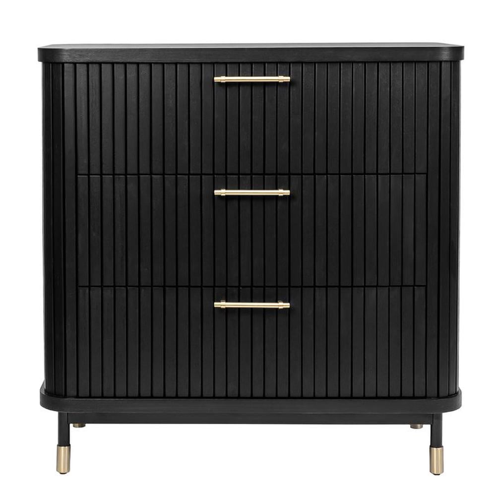 Cafe Lighting & Living Sophia 3 Drawer Chest (Black) by Cafe Lighting & Living - ISBN: 9320294138281