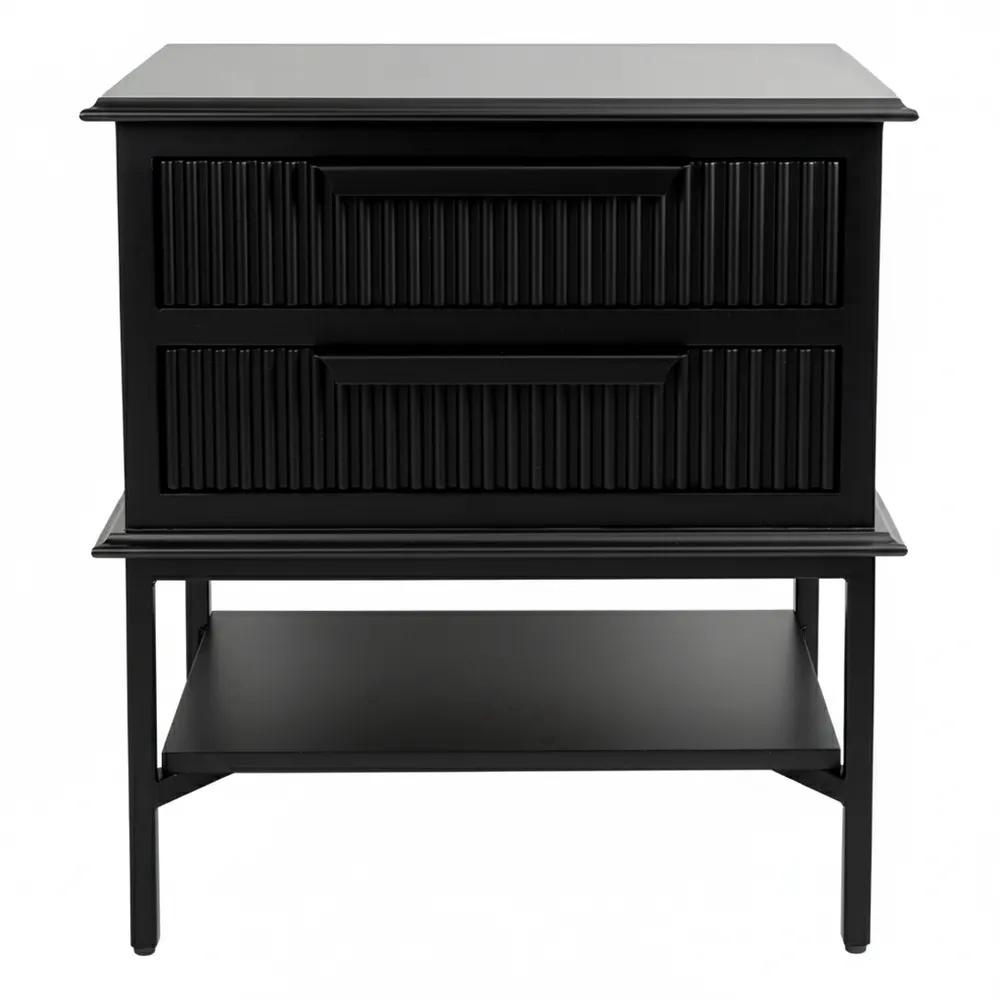 Cafe Lighting & Living Aimee Bedside Table (All Black) - Small by Cafe Lighting & Living - ISBN: 9320294138366