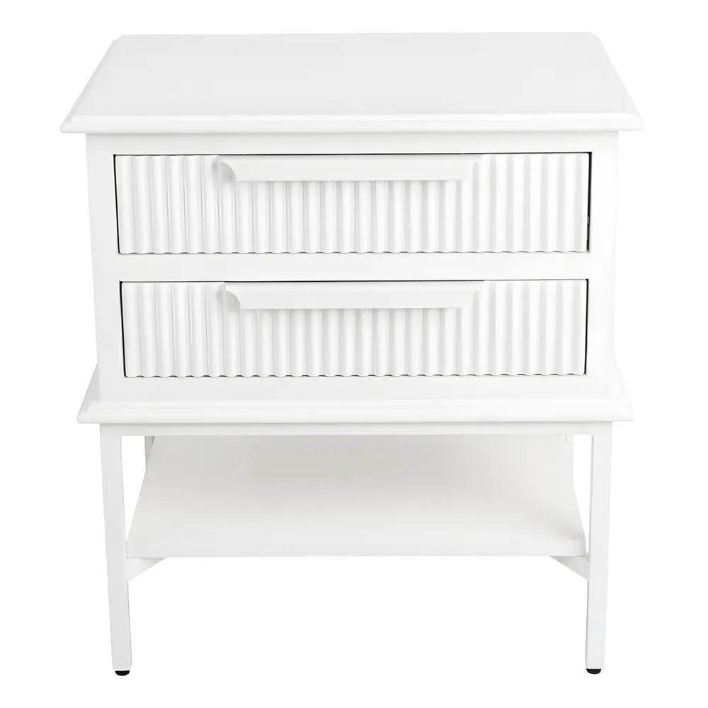 Cafe Lighting & Living Aimee Bedside Table (All White) - Small by Cafe Lighting & Living - ISBN: 9320294138373