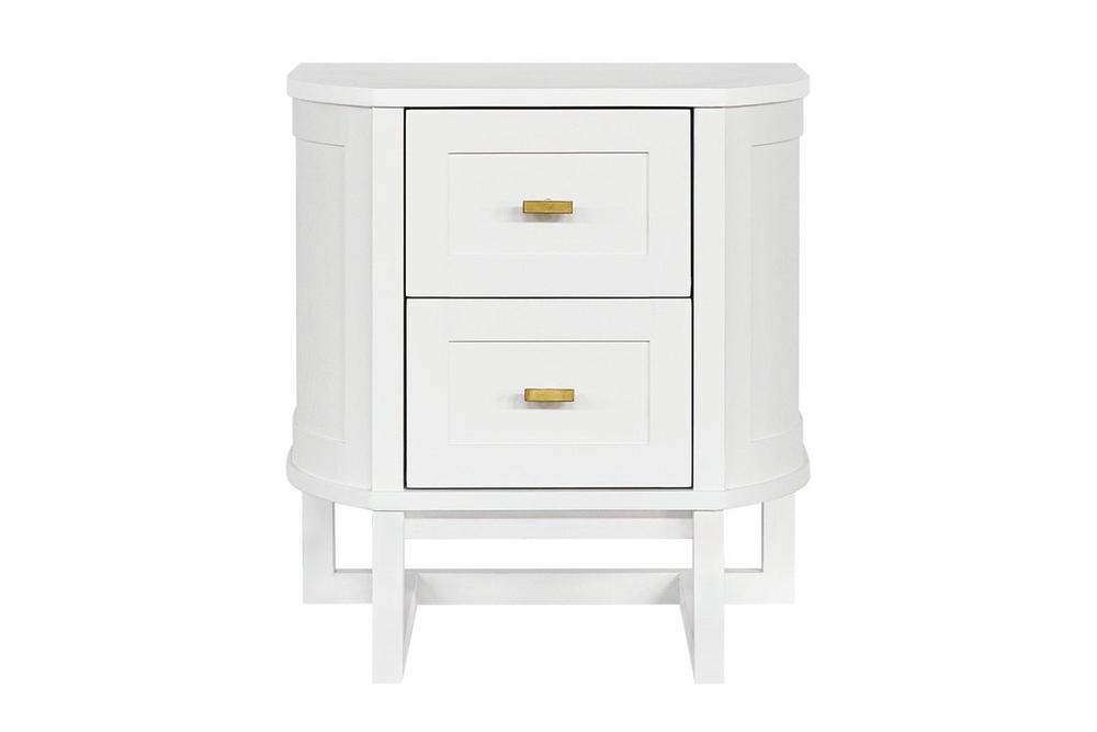Cafe Lighting & Living Theodore Bedside Table (White) - 50x45x50cm by Cafe Lighting & Living - ISBN: 9320294139578