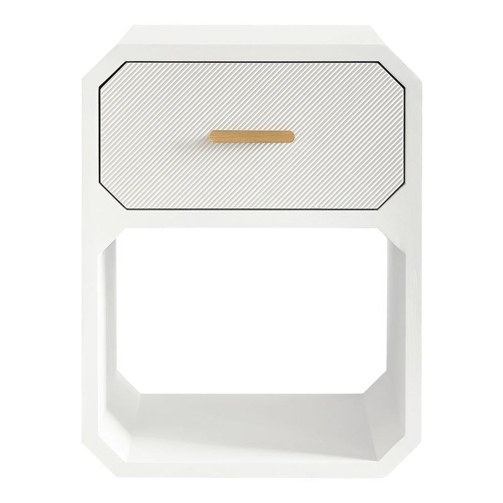 Cafe Lighting & Living Anderson Bedside Table (White) - Small by Cafe Lighting & Living - ISBN: 9320294140154