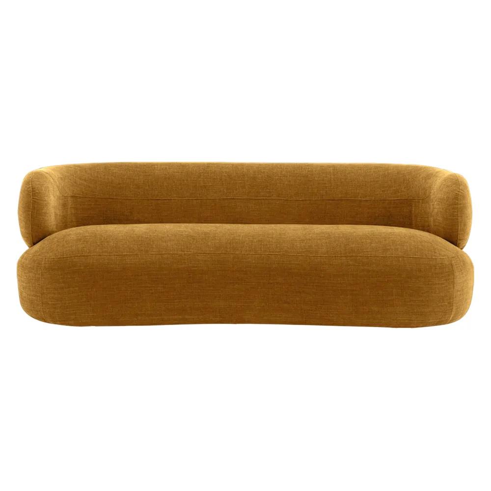 Cafe Lighting & Living Greenwich 3-Seater Sofa (Mustard Chenille) by Cafe Lighting & Living - ISBN: 9320294140376