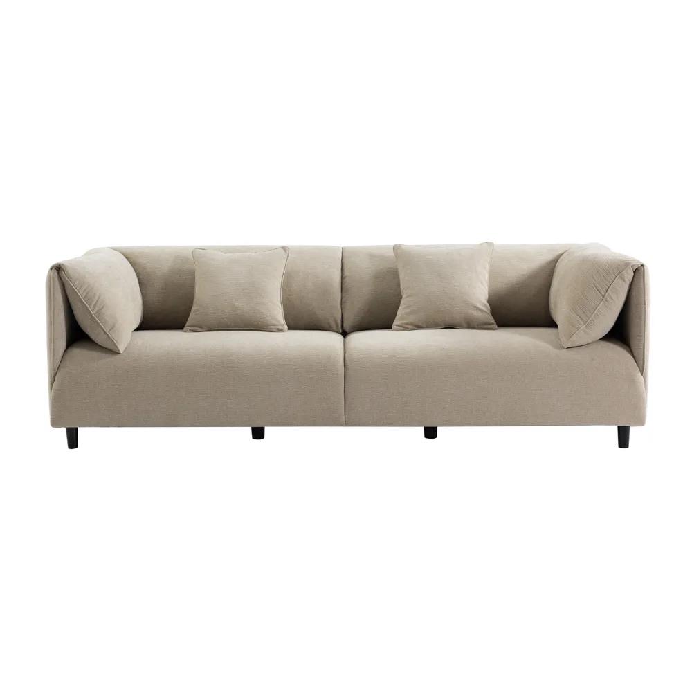Cafe Lighting & Living Dominic 3-Seater Sofa (Ivory) by Cafe Lighting & Living - ISBN: 9320294141144