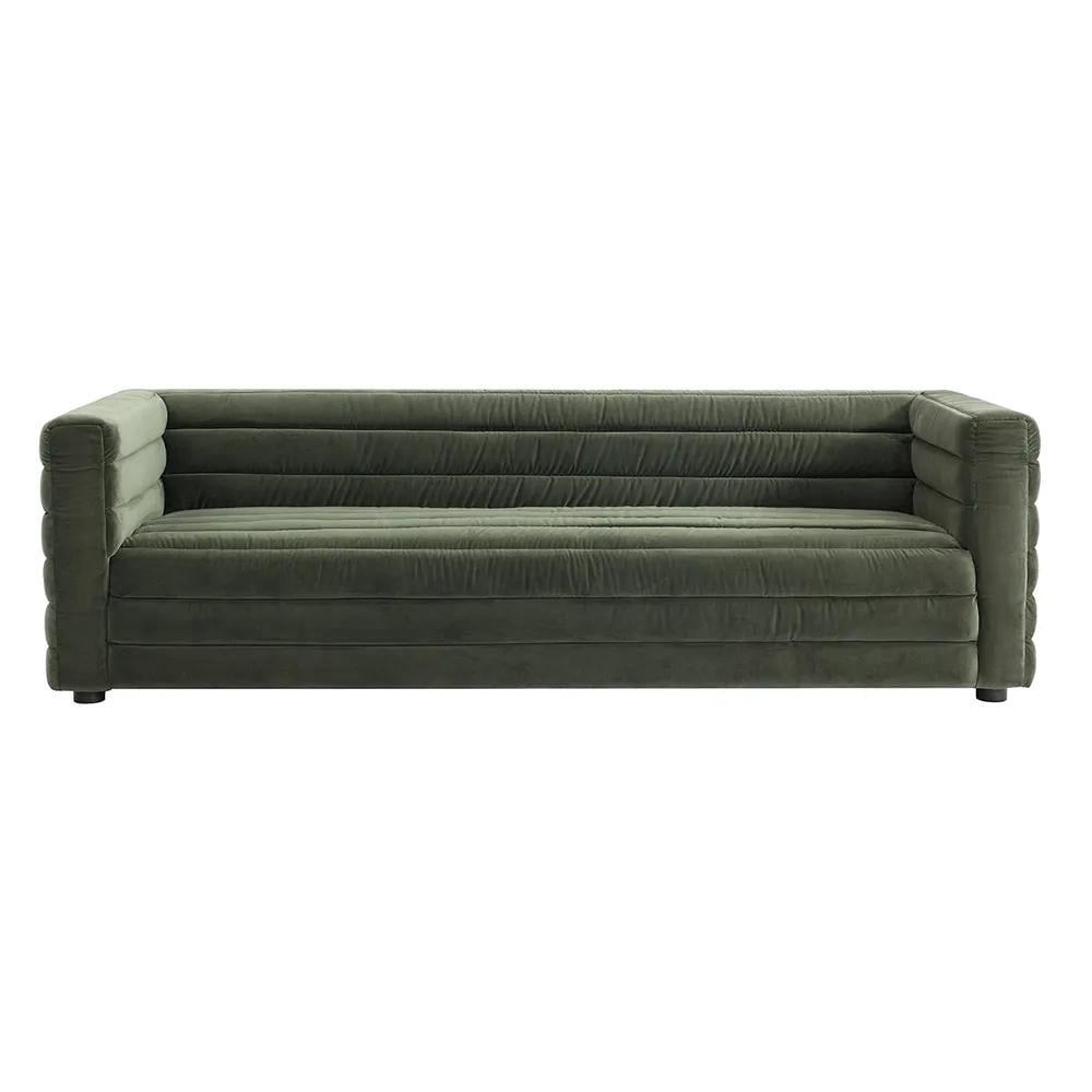Cafe Lighting & Living Colorado 3-Seater Sofa (Satin Moss Velvet) by Cafe Lighting & Living - ISBN: 9320294141199