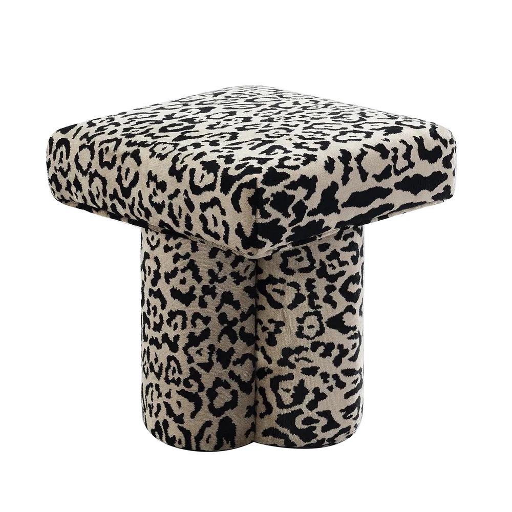 Cafe Lighting & Living Ace Stool (Leopard Chenille) by Cafe Lighting & Living - ISBN: 9320294141267