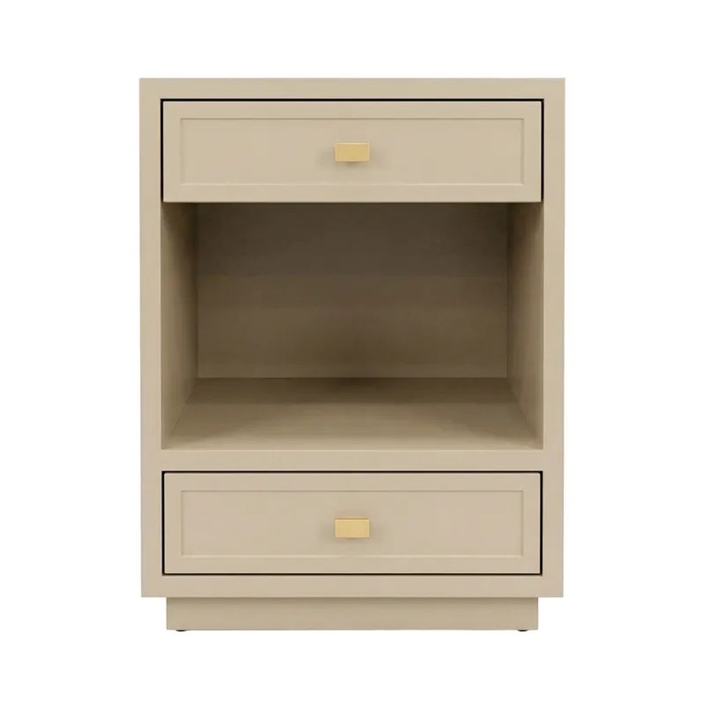 Cafe Lighting & Living Logan Bedside Table (Beige) - Small by Cafe Lighting & Living - ISBN: 9320294141625