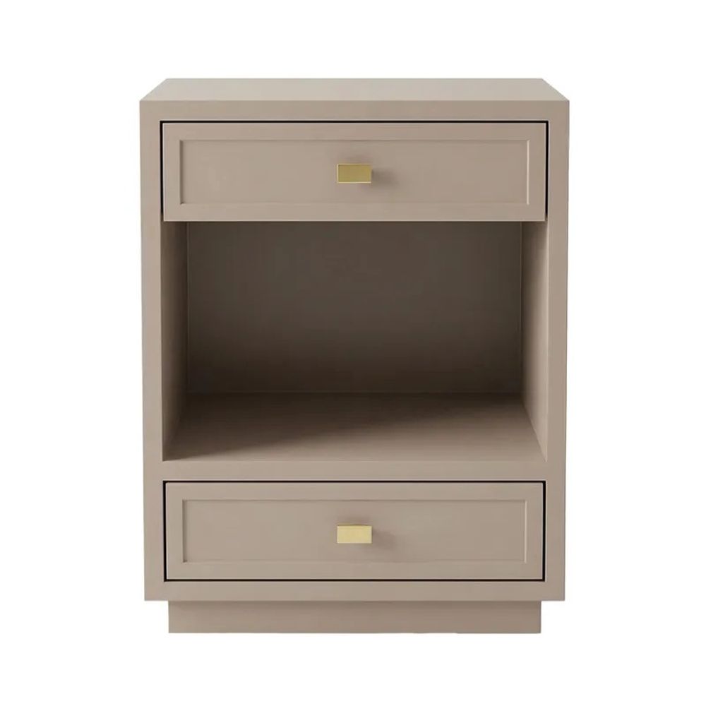 Cafe Lighting & Living Logan Bedside Table (Taupe) - Small by Cafe Lighting & Living - ISBN: 9320294141656