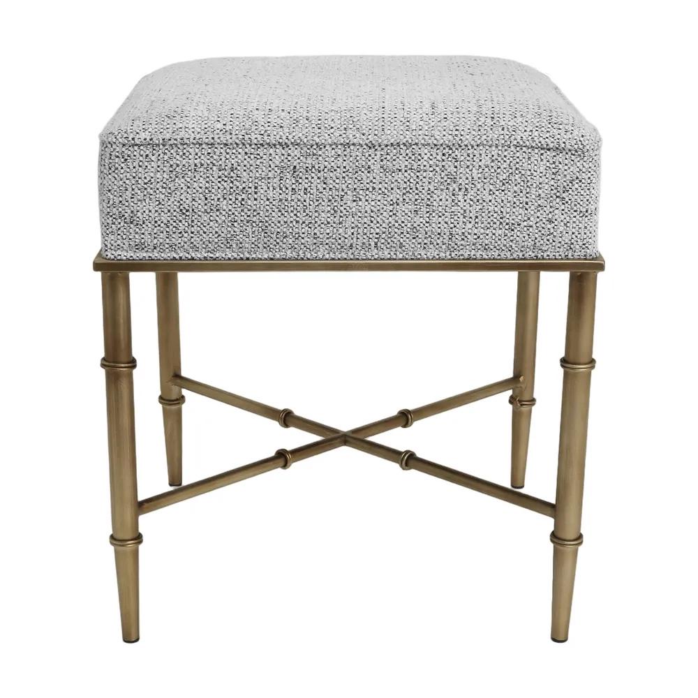 Cafe Lighting & Living Hacienda Antique Gold Iron Stool (Salt & Pepper) by Cafe Lighting & Living - ISBN: 9320294141724