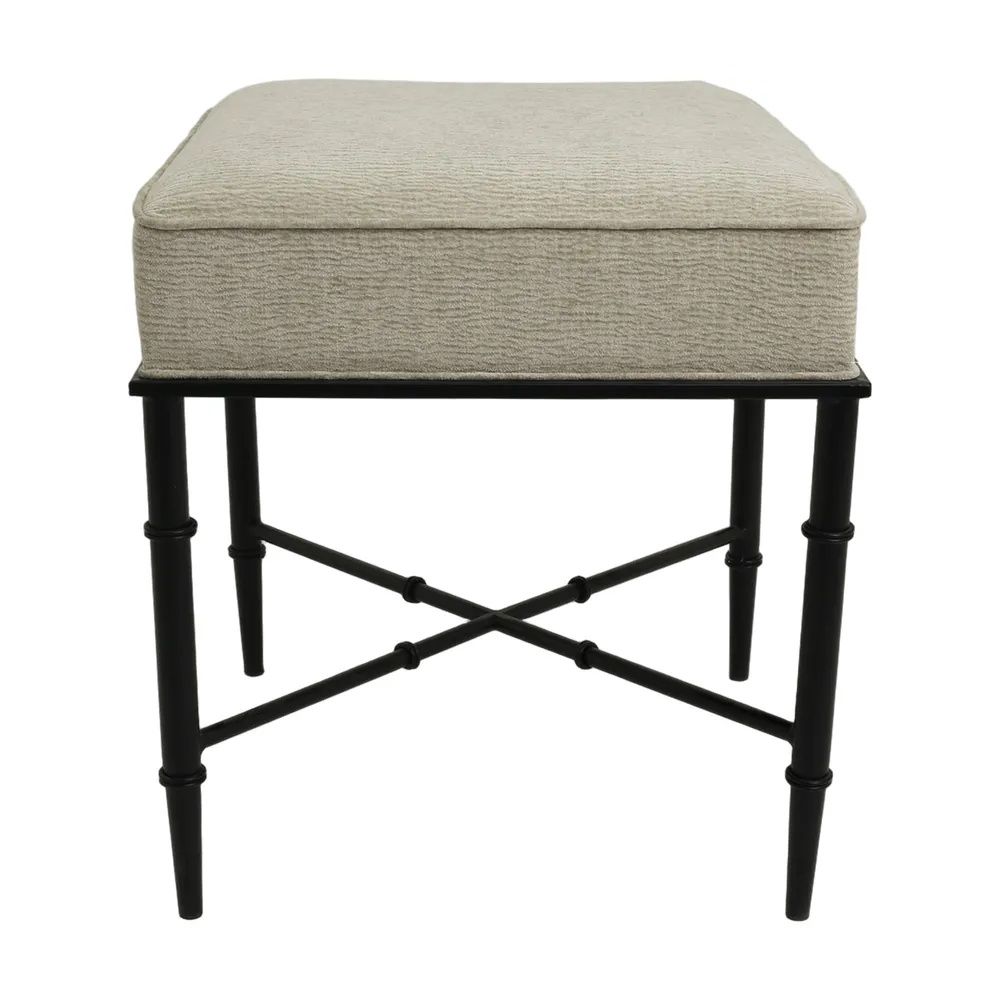 Cafe Lighting & Living Hacienda Black Iron Stool (Wheat) by Cafe Lighting & Living - ISBN: 9320294141762