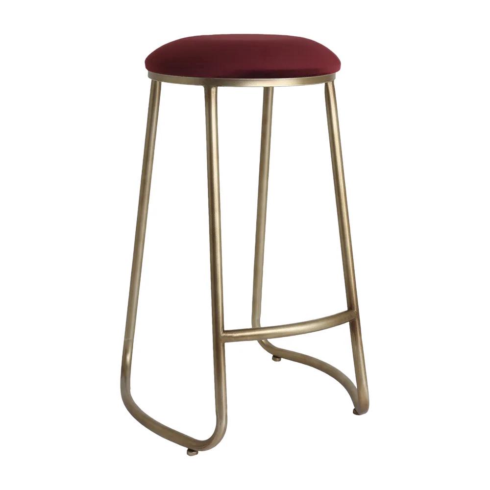 Cafe Lighting & Living Annie Bar Stool (Mulberry Velvet) by Cafe Lighting & Living - ISBN: 9320294142035