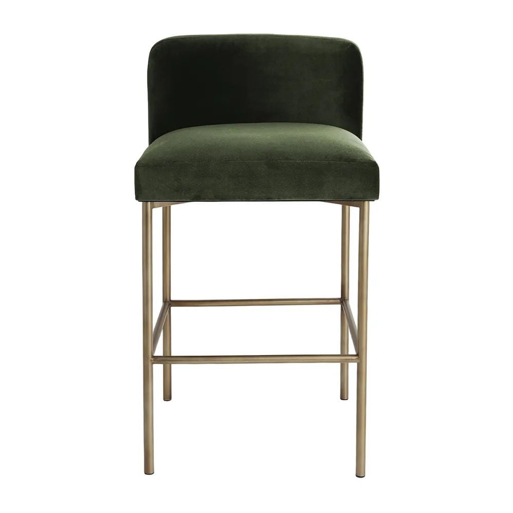 Cafe Lighting & Living Leon Kitchen Stool (Moss Velvet) by Cafe Lighting & Living - ISBN: 9320294142141