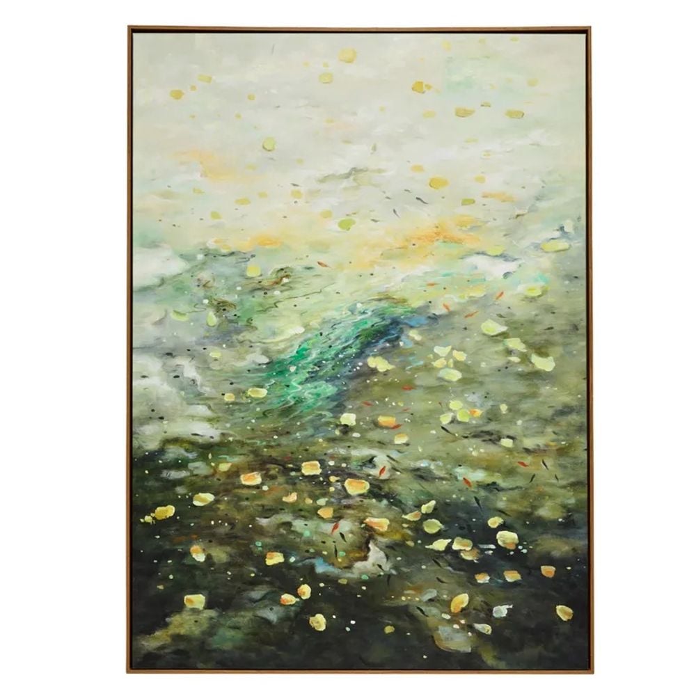 Cafe Lighting & Living Falling Leaves Oil On Canvas Painting by Cafe Lighting & Living - ISBN: 9320294143605
