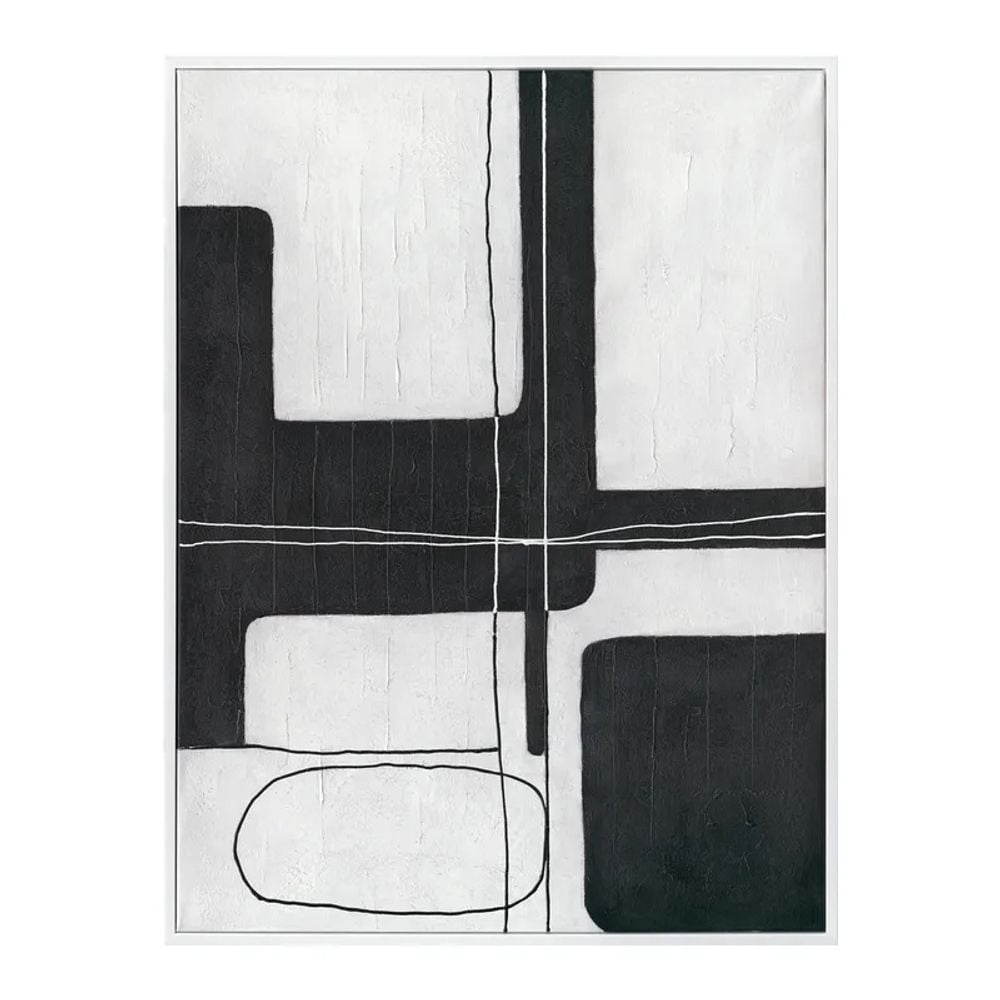 Cafe Lighting & Living Dark Geometry Series I Canvas Painting by Cafe Lighting & Living - ISBN: 9320294143780